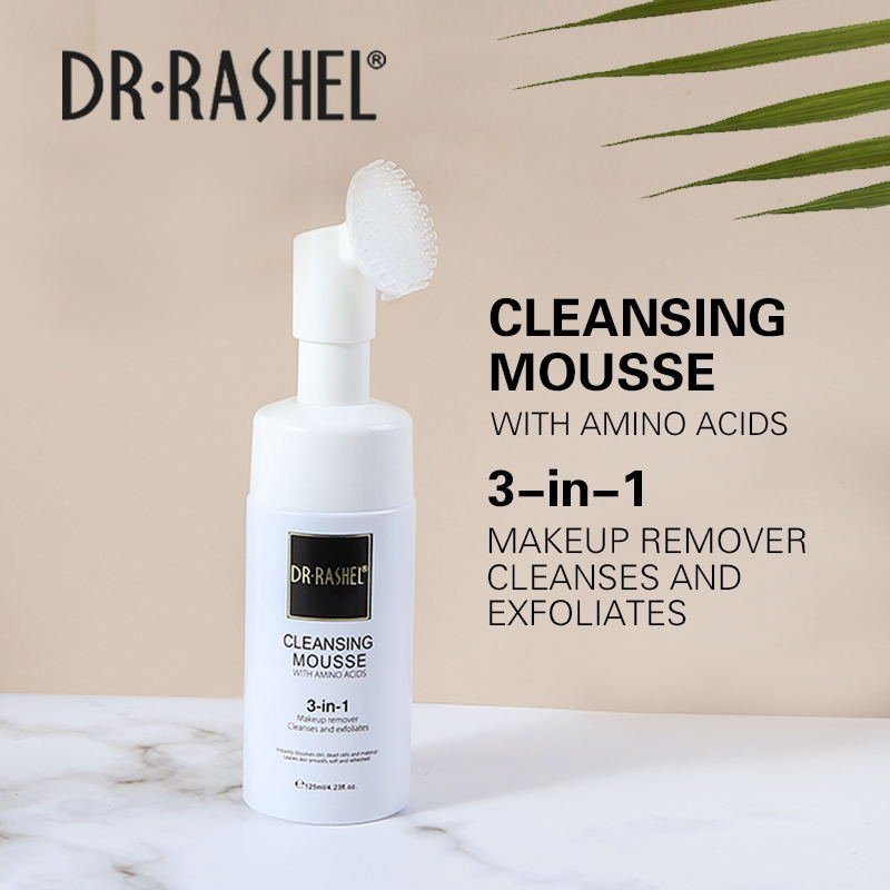 Dr. Rashel Cleansing Mousse 3-In-1 Makeup, Cleanses And Exfoliates 1 Dr. Rashel Cleansing Mousse 3-In-1 Makeup, Cleanses And Exfoliates
