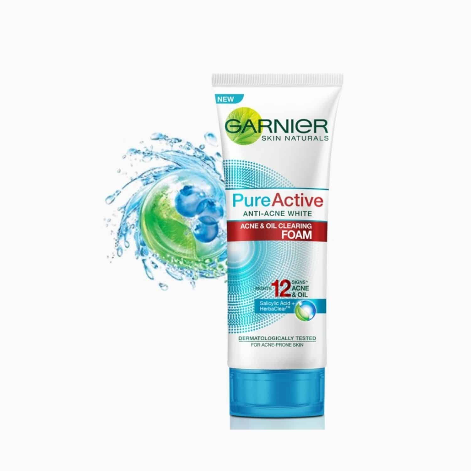 Garnier Pure Active Anti-Acne Cleansing Gel Face Wash 90ml 1 Garnier Pure Active Anti-Acne Cleansing Gel Face Wash 90ml