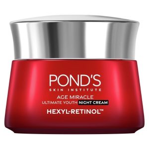 Pond'S Age Miracle Ultimate Youth Night Cream Hexyl-Retinol 45 G. Made in Thailand