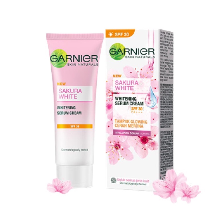 GARNIER Sakura SPF30 Whitening Serum Cream 40ml 1 GARNIER Sakura SPF30 Whitening Serum Cream 40ml