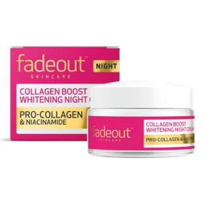 FADEOUT COLLAGEN BOOST BRIGHTENING NIGHT CREAM (UK) 50ml