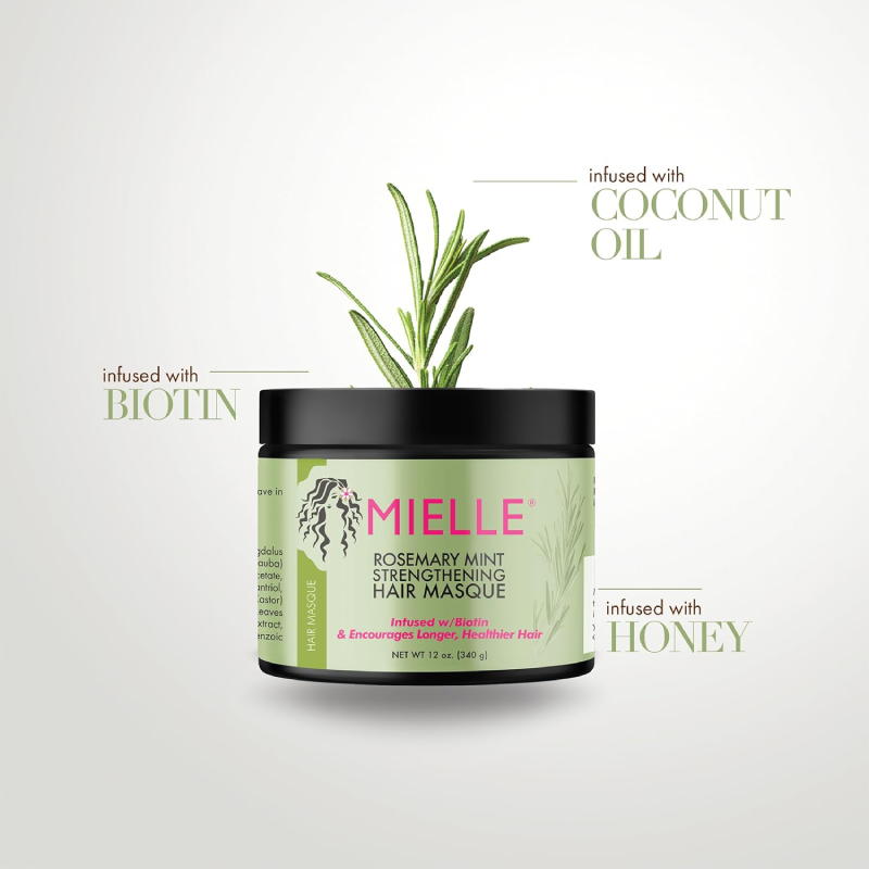 Mielle Rosemary Mint Strengthening Hair Masque 340G 1 Mielle Rosemary Mint Strengthening Hair Masque 340G