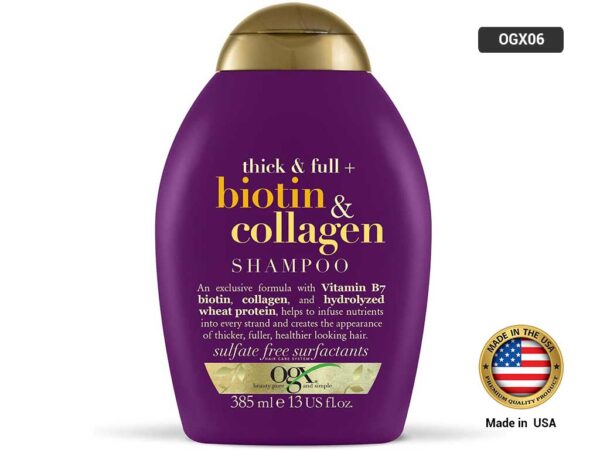 OGX Biotin and Collagen Shampoo (UK) 385ml 1 OGX Biotin and Collagen Shampoo (UK) 385ml