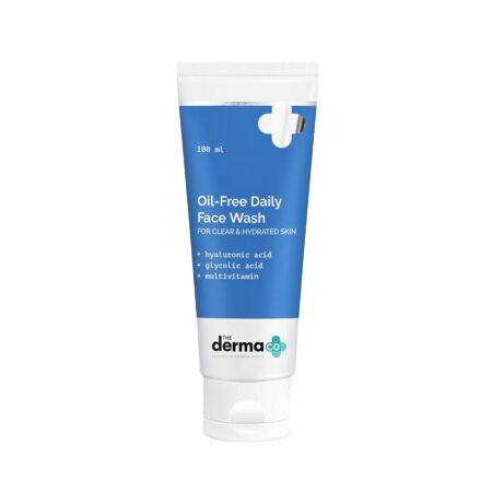 The Derma Co. Oil-free Daily Face Wash With Hyaluronic Acid Glycolic Acid For Hydrated Skin (100ml) 1 The Derma Co. Oil-free Daily Face Wash With Hyaluronic Acid Glycolic Acid For Hydrated Skin (100ml)