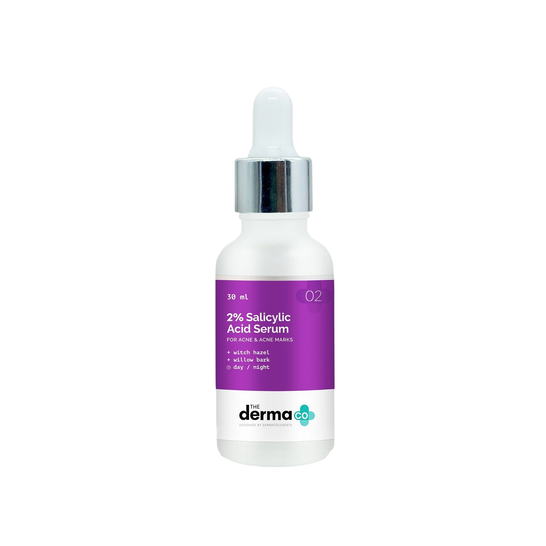 The Derma Co. 2% Salicylic Acid Serum for Face for Active Acne with Witch Hazel (30ml) 1 The Derma Co. 2% Salicylic Acid Serum for Face for Active Acne with Witch Hazel (30ml)