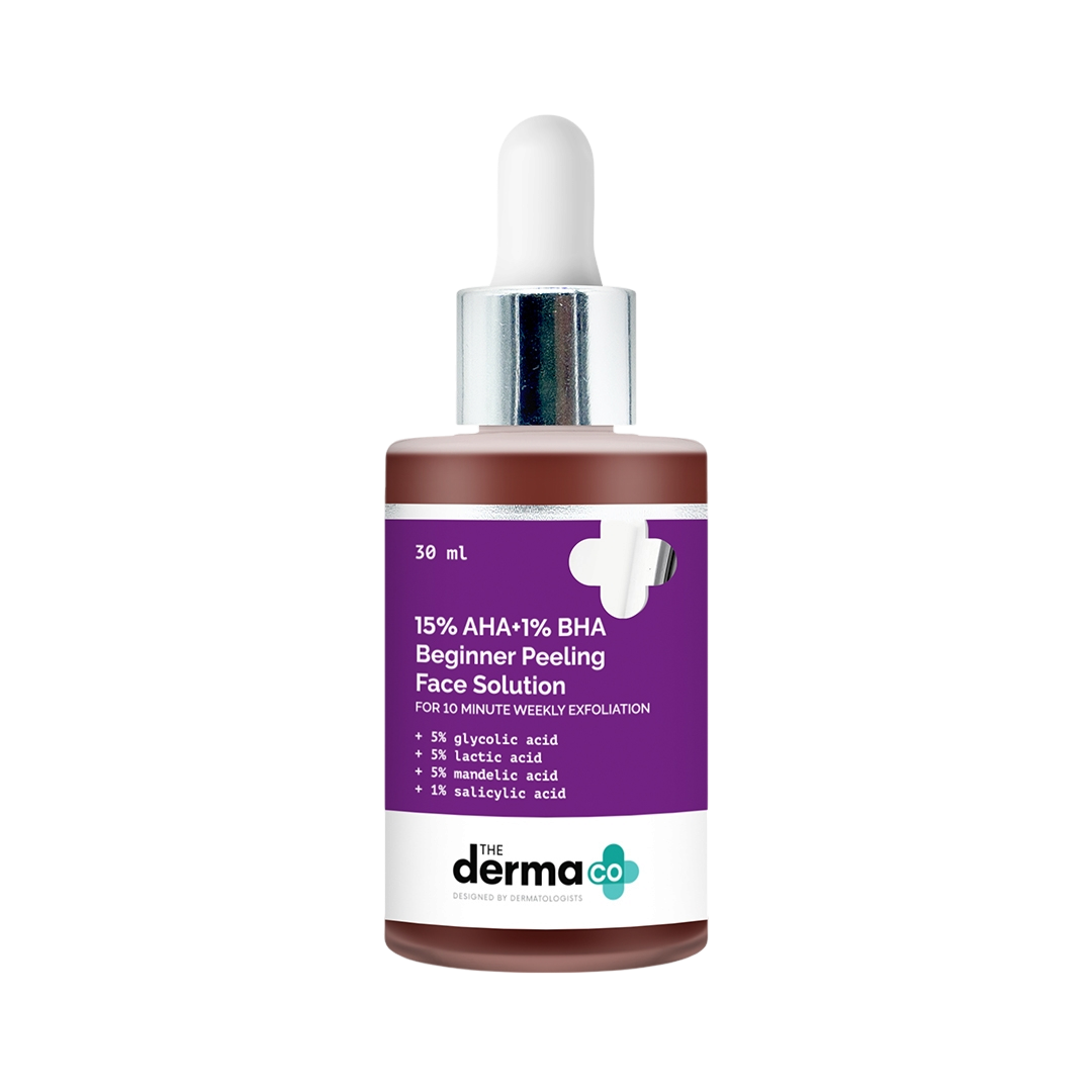 The Derma Co. 30% Aha + 2% Bha Peeling Solution (30ml) 1 The Derma Co. 30% Aha + 2% Bha Peeling Solution (30ml)