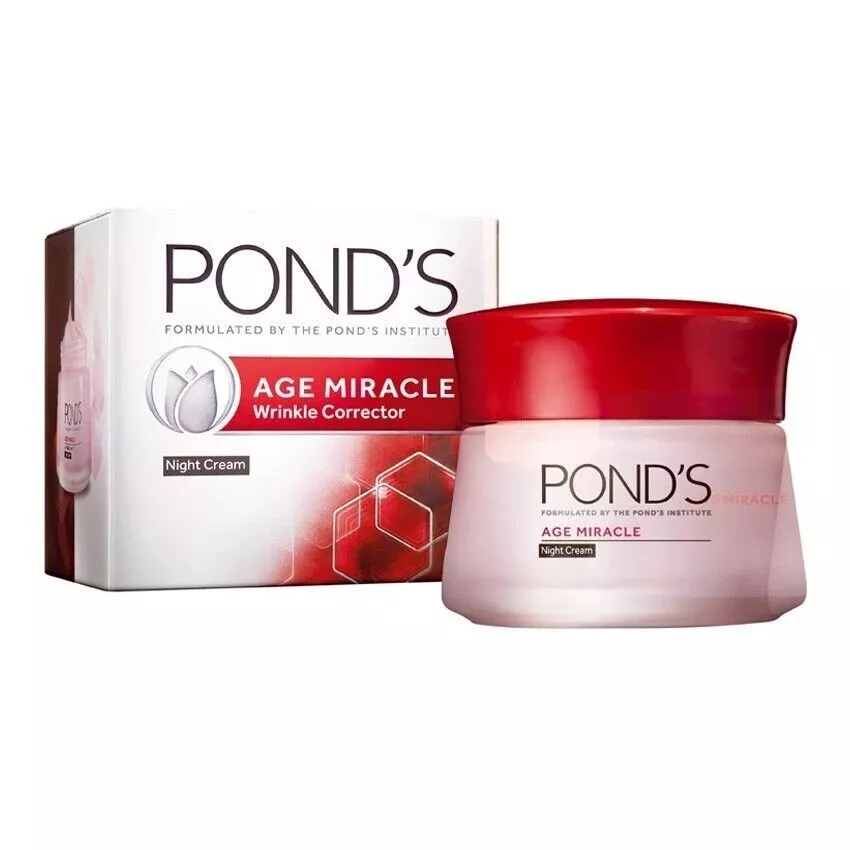 POND'S Pond Age Miracle Wrinkle Corrector Night Cream 1 POND'S Pond Age Miracle Wrinkle Corrector Night Cream