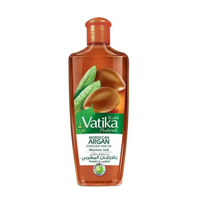 Vatika Enriched Hair Oil With Moroccan Argan 200ml 1 Vatika Enriched Hair Oil With Moroccan Argan 200ml