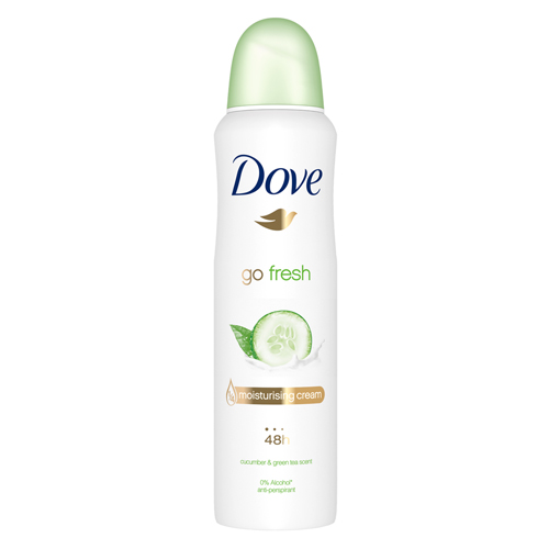 Dove Go Fresh Moisturising Cream Antiperspirant Spray 250ml 1 Dove Go Fresh Moisturising Cream Antiperspirant Spray 250ml