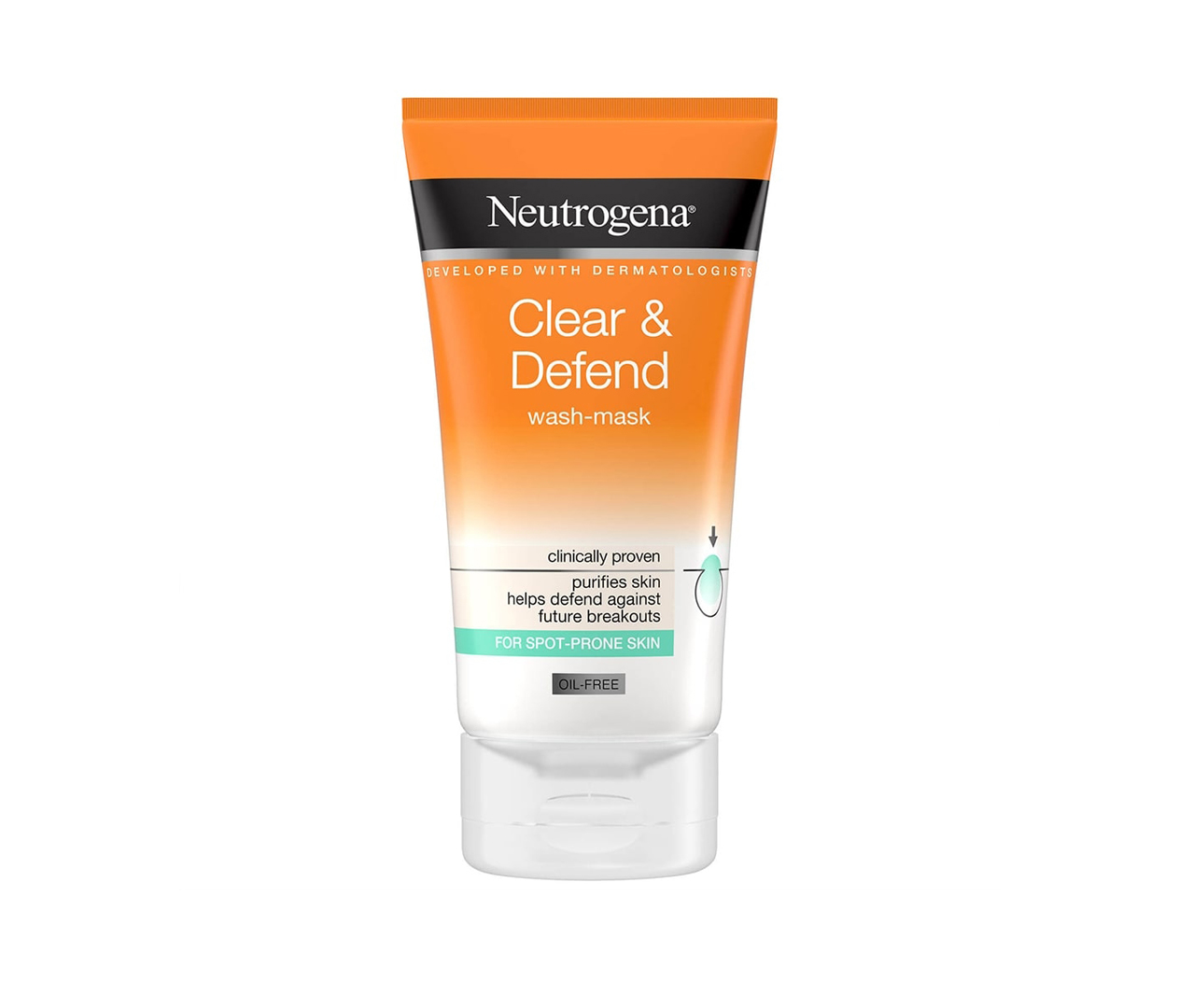 Neutrogena Clear & Defend Wash Mask 150ml 1 Neutrogena Clear & Defend Wash Mask 150ml