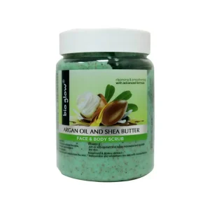 Bio Glow Argan Oil And Shea Butter Face & Body Scrub - 500Ml