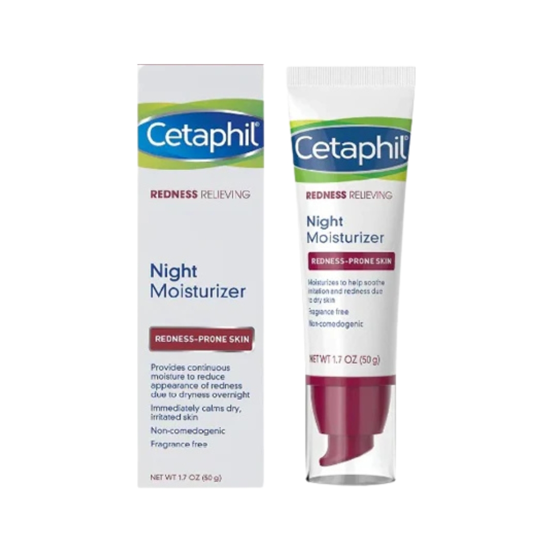 Cetaphil Redness Relieving Night Moisturizer 50g 1 Cetaphil Redness Relieving Night Moisturizer 50g