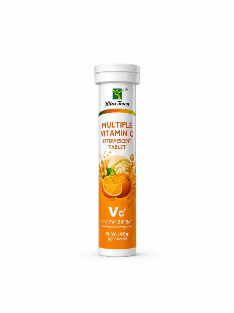 WinsTown Multiple Vitamin C Effervescent Tablets (20 Tablets)