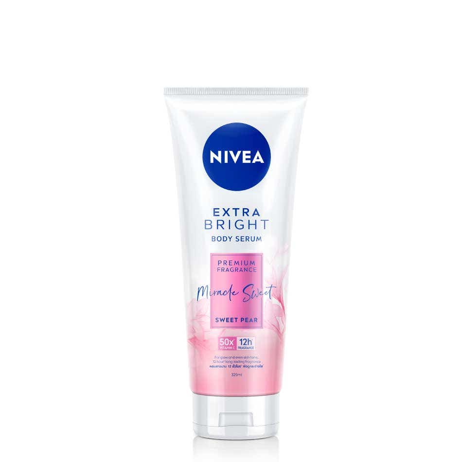 Nivea Extra Bright Body Serum Miracle Sweet Sweet Pear 320 ml 1 Nivea Extra Bright Body Serum Miracle Sweet Sweet Pear 320ml