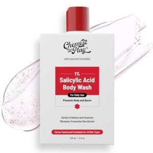 Chemist At Play Exfoliating Body Wash with 4% Lactic Acid & Salicylic Acid, Prevents Body Acne 236ml