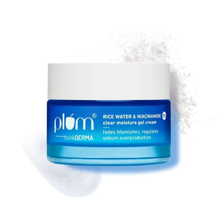 Plum Rice Water & Niacinamide 2% Clear Moisture Gel Cream (50g)